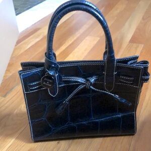 VINTAGE Dooney & Bourke Alto Mini Satchel - Croco Embossed - EUC